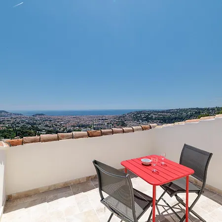 Villa Monte Cristo - Conviviale A - Superbe Vue, Piscine Et Jeux En Plein Air Nizza